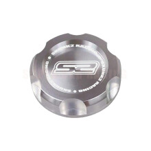 (Silver) Racing Car Styling Skunk2 Style Aluminum Alloy Engine Oil Tank Cap Fuel Filler Tank Cover Accessories For Honda Most Cars