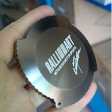 (Titanium) Ralliart Aluminum Engine Oil Tank Cap Oil Filler Cap For Mitsubishi PC-OC07
