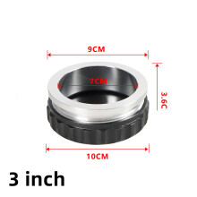 (3 inch Black) 1" 1.5" 2" 3" Universal Aluminium Weld On Filler Neck And Cap Oil Fuel Water Tank