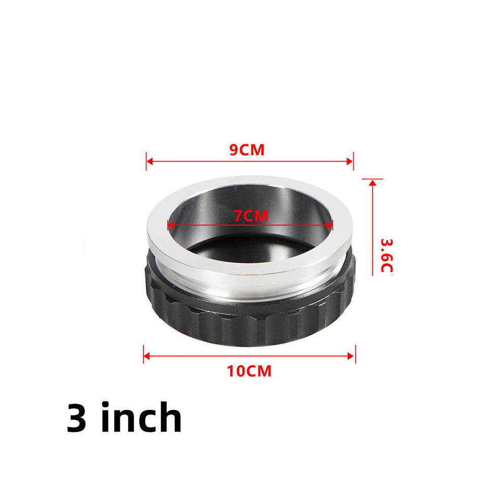 (3 Inch ) 1" 1.5" 2" 3" Universal Aluminium Weld On Filler Neck And Cap Oil Fuel Water Tank Black 8704304450432