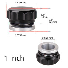 (1 inch Black) 1" 1.5" 2" 3" Universal Aluminium Weld On Filler Neck And Cap Oil Fuel Water Tank