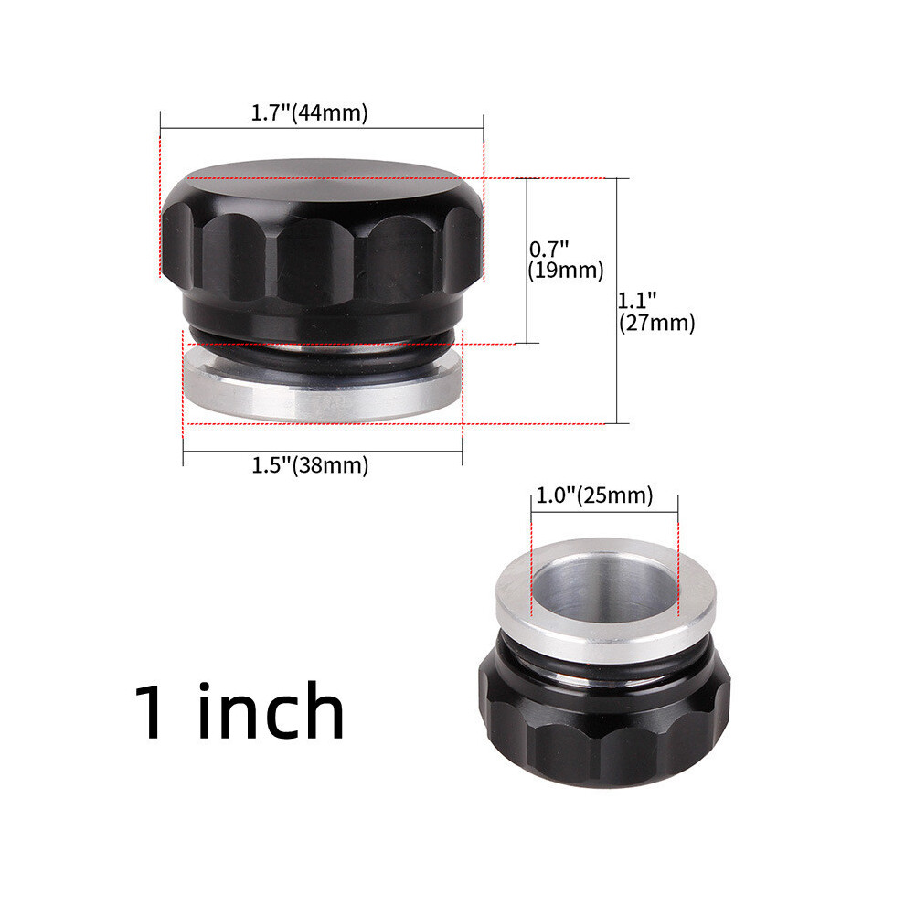 (1 Inch ) 1" 1.5" 2" 3" Universal Aluminium Weld On Filler Neck And Cap Oil Fuel Water Tank Black 8704304450463
