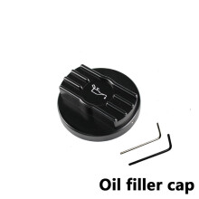 (Oil Cap) Aluminum Black Oil Filler Cap Coolant Cap Water Tank Cover for audi VW CC golf 6 GTI R MK6 Scirocco EA888 RS3-CAP010