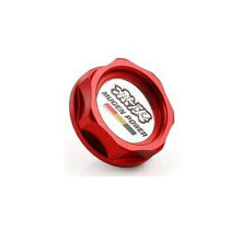 (Red) Aluminum Radiator Cap Cover Power Performance Oil Cap Fit for Honda Accord Civic