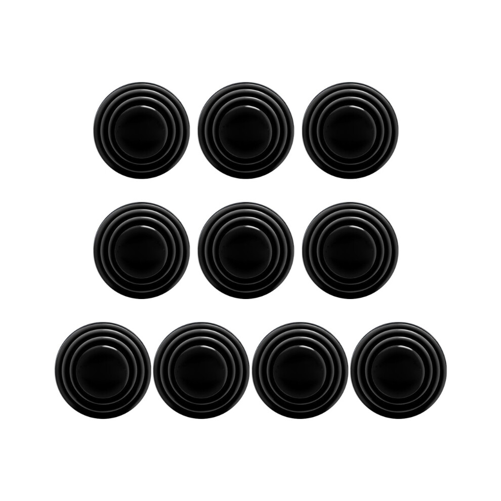 (Black) 10Pcs Car Door Bumper Protector Stickers Universal Shock Absorbing Mute Shock Noise Gaskets Bumper Protector For Cars Trucks Suv Black 8704304452078