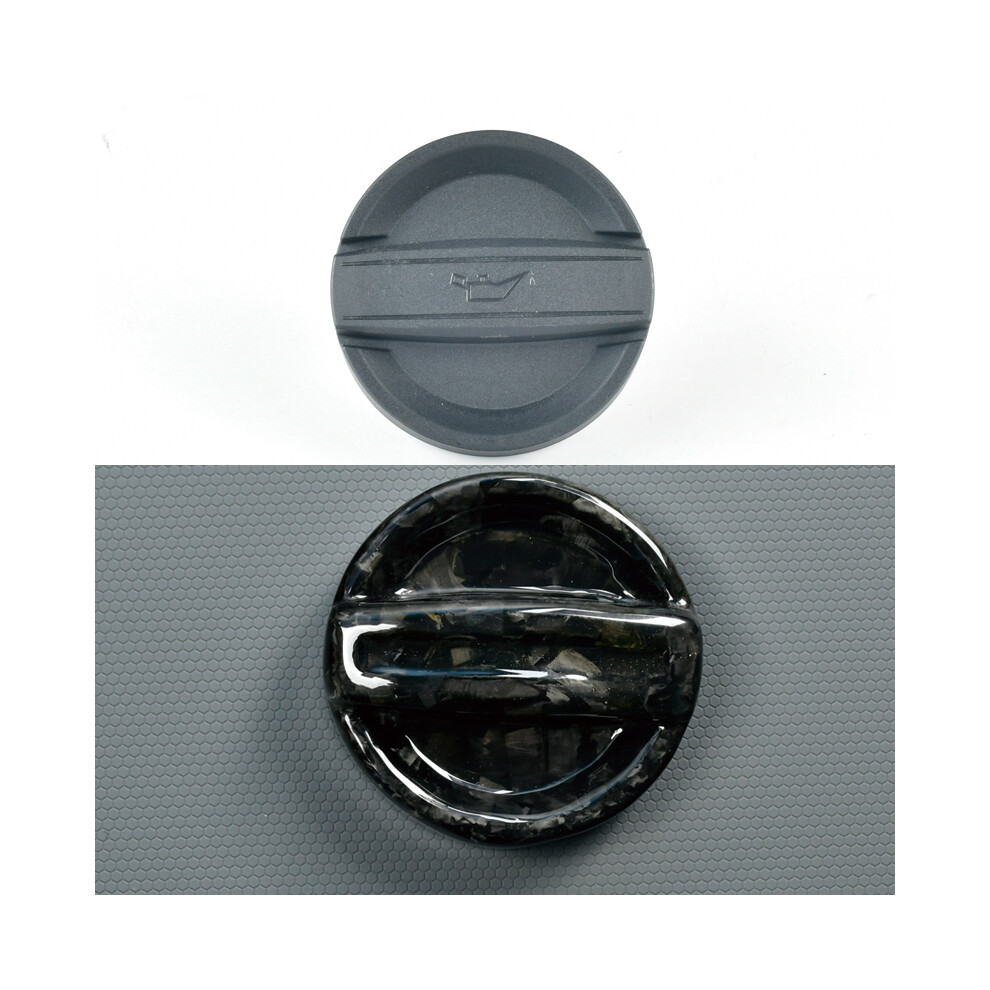 (Forged Oil Cap B) Acesssories Fiber Engine Oil Filler Cap For Bmw F20 F21 F87 F23 F30 F31 F32 F34 F33 F36 F07 F10 F11 G30 G31 F06 F12 F13 8704304451705