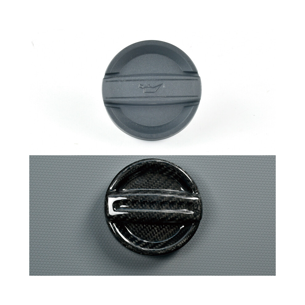 (Twill Oil Cap B) Acesssories Fiber Engine Oil Filler Cap For Bmw F20 F21 F87 F23 F30 F31 F32 F34 F33 F36 F07 F10 F11 G30 G31 F06 F12 F13 8704304451743