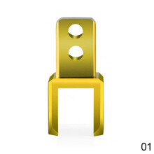 (Yellow) Motorcycle Shock absorber heightening Adapter Parts Hook For ATV Dirt Bike Scooter Moped Buggy Go Kart Damper Extending CNC