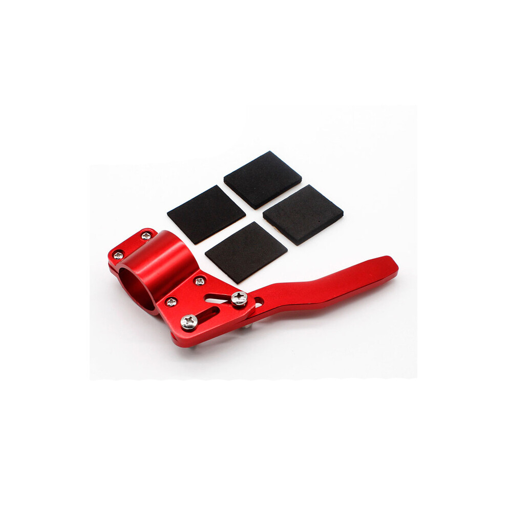 (Red) Aluminium Car Styling Adjustment Steering Wheel Turn Rod Extension Turn Signal Lever Position Up Kit Car Accessories Red 8704304453365