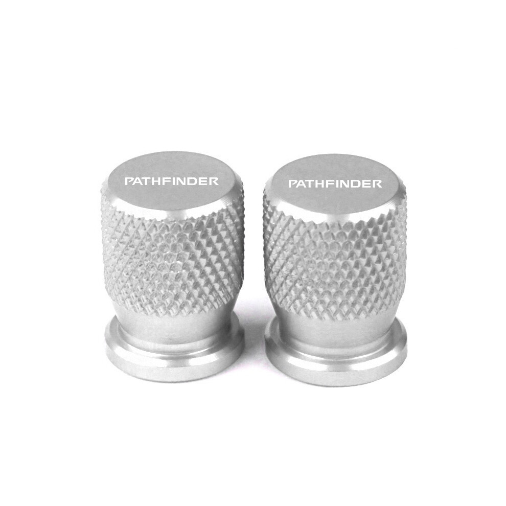 (Pathfinder Sliver) 4Pcs Cnc Aluminum Tyre Valve Air Port Cover Cap Car Accessories For Nissan Pathfinder R50 R51 R52 Car Styling 8704304454430