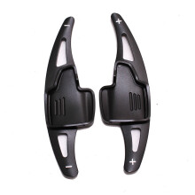 (Black) Pair Car Auto Steering Wheel Shift Paddle Extender Stickers Aluminum  For Ford Focus Kuga Ecosport Cooper Car Accessories