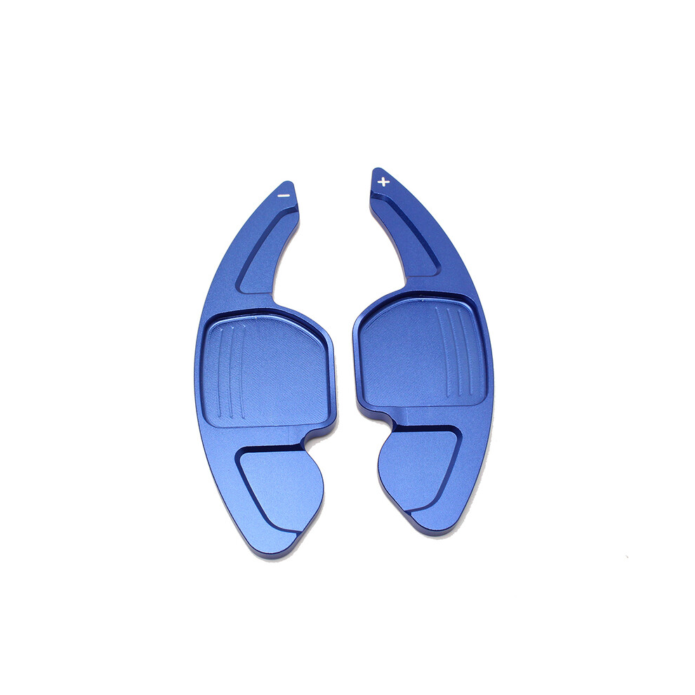(Blue) Steering Wheel Paddle Shifter Extension For Seat Leon Cupra 5F Ibiza 6F Arona Ateca Leon St Alhambra Aluminum Shift Paddle Blade Blue 8704304457561