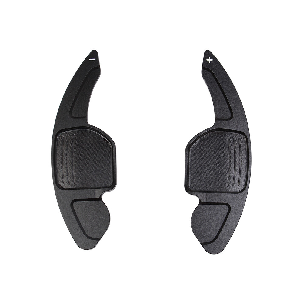 (Black) Steering Wheel Paddle Shifter Extension For Seat Leon Cupra 5F Ibiza 6F Arona Ateca Leon St Alhambra Aluminum Shift Paddle Blade Black 8704304457585