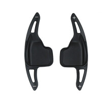 (Black) Paddle Shifter For BMW F30 F31 F32 F10 F20 F15 F16 X1 X3 X4 X5 X6 1 2 3 4 5 6 7 Series Steering Wheel Extension 2pcs