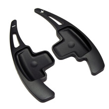 (Black) Car Steering Wheel Paddle Shift Extension Shifters DSG For Mercedes Benz A B M Class W176 W246 GLK SLK CLA GLA Sticker styling