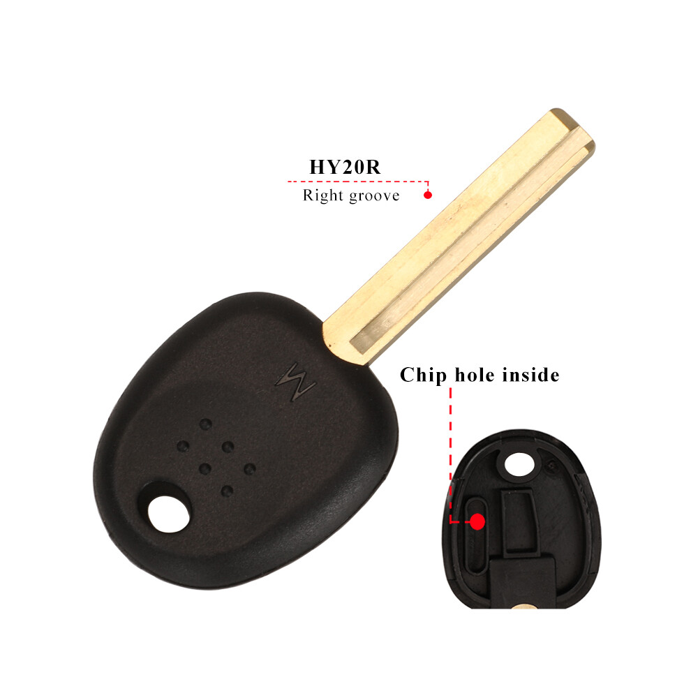 (Hy20r Right Blade) Blank Car Transponder Key Shell For Hyundai Accent Sonata Nf Elantra Accent Coupe Getz H-1 Lavita Tiburontucson Verna 8704304457479
