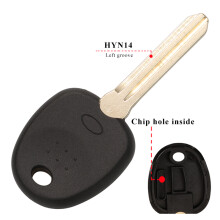 (HY14 left blade) Blank Car Transponder Key Shell For Hyundai Accent Sonata NF Elantra Accent Coupe Getz H-1 Lavita TiburonTucson Verna