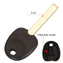 (VA2) Blank Car Transponder Key Shell For Hyundai Accent Sonata NF Elantra Accent Coupe Getz H-1 Lavita TiburonTucson Verna