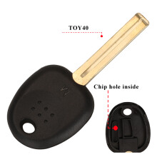 (TOY40) Blank Car Transponder Key Shell For Hyundai Accent Sonata NF Elantra Accent Coupe Getz H-1 Lavita TiburonTucson Verna
