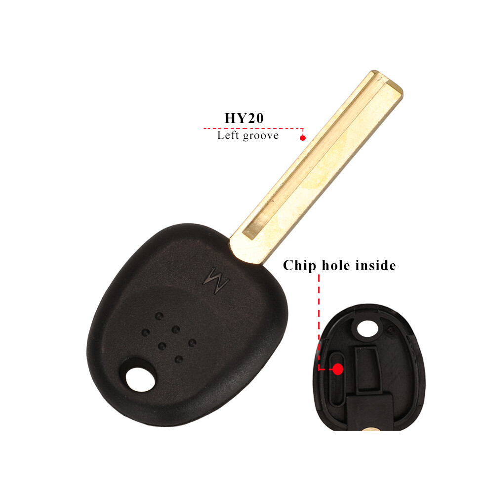 (Hy20 Let Blade) Blank Car Transponder Key Shell For Hyundai Accent Sonata Nf Elantra Accent Coupe Getz H-1 Lavita Tiburontucson Verna 8704304457554