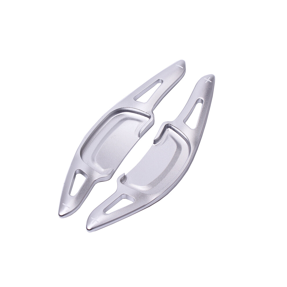 (Silver) For Mazda Mazda3 Axela Cx30 Cx-30 2020 2021 Aluminum Car Shift Paddles Steering Wheel Paddles Extension Dsg Styling 2Pcs Silver 8704304458995