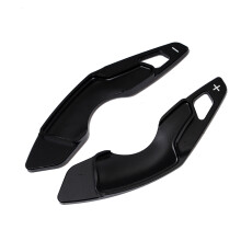 (Black) Car Steering Wheel Gear Shifter Shift Paddle Extension For Lexus RC NX IS NX200T IS200T 300H aluminum paddle shifters 2pcs