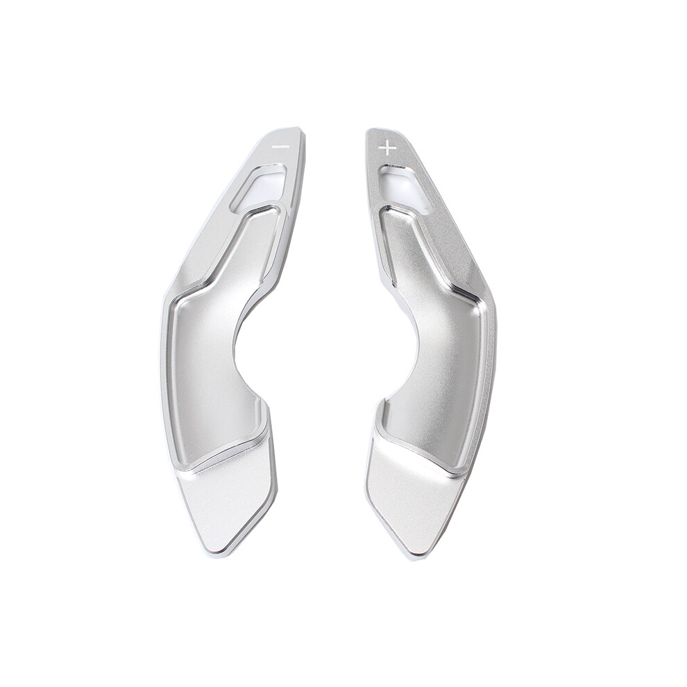 (Silver) Car Steering Wheel Gear Shifter Shift Paddle Extension For Lexus Rc Nx Is Nx200t Is200t 300H Aluminum Paddle Shifters 2Pcs Silver 8704304459381