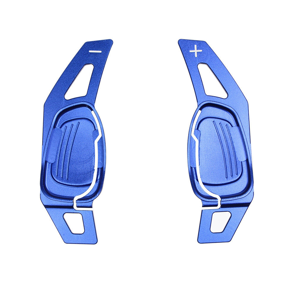 (Blue) Aluminum Car Gear Shifter Steering Wheel Shift Paddle Dsg Extension For Audi A5 S3 S5 S6 S8 Sq5 Rs3 Rs4 Rs5 Rs6 Rs7 Rsq 2Pcs Blue 8704304459152
