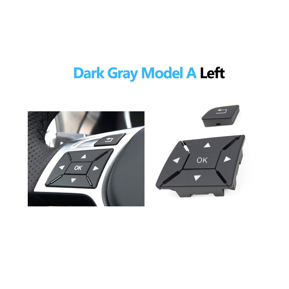 (W204 A Left) W204 Car Steering Wheel Switch Multi-Functional Button For Mercedes Benz C E A Glk Class X204 W212 W156 W246 W207 W117 W218 Dark 8704304459558