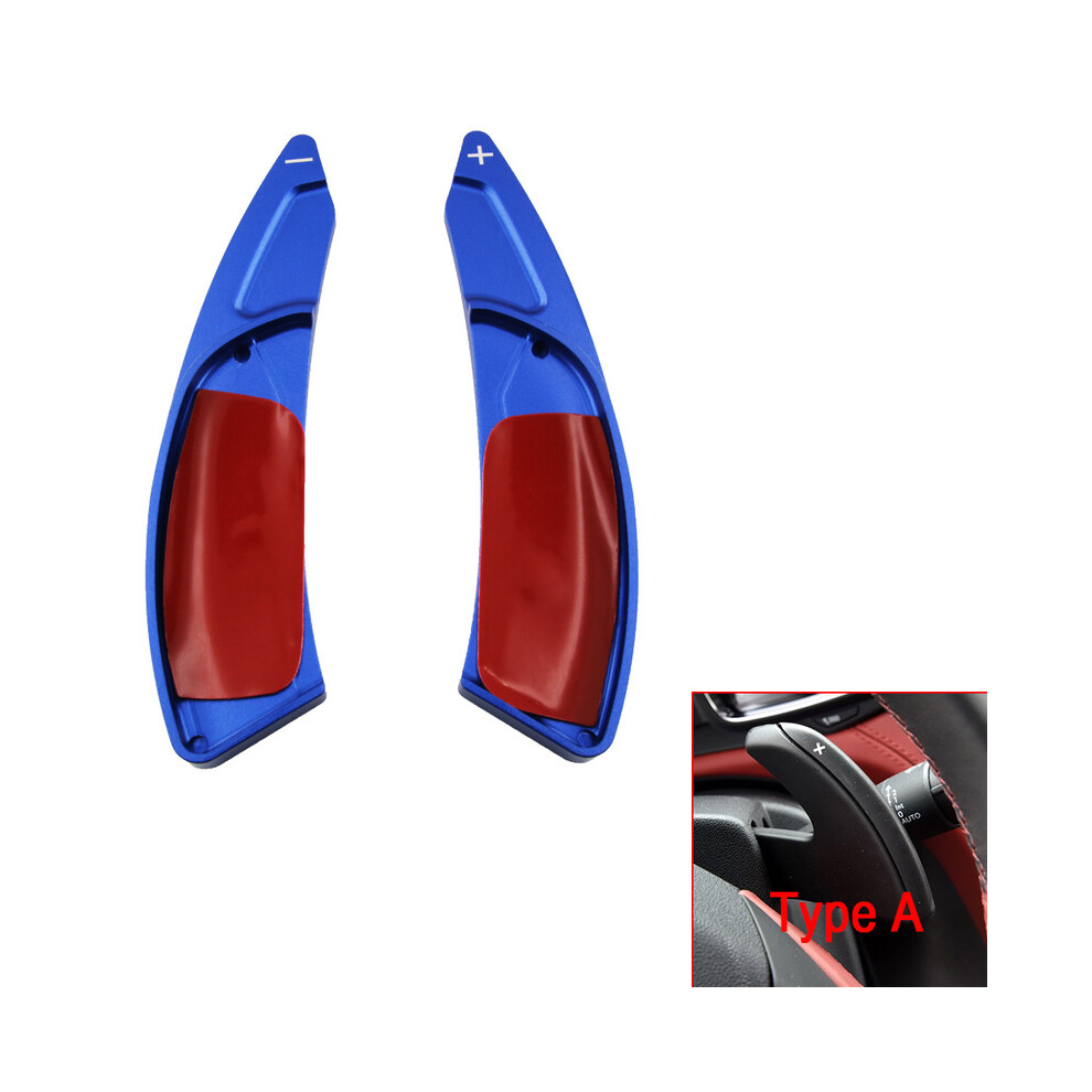 (Type A ) Paddle Shifter For Citroen Dã©Esse Ds Ds3 Ds4 Ds4s Ds5 5Ls Ds6 Ds7 Ds9 E-Tense Crossback Car Steering Wheel Paddles Extension Dsg Blue 8704304460547