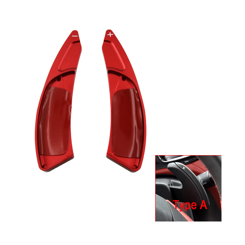 (Type A ) Paddle Shifter For Citroen Dã©Esse Ds Ds3 Ds4 Ds4s Ds5 5Ls Ds6 Ds7 Ds9 E-Tense Crossback Car Steering Wheel Paddles Extension Dsg Red 8704304460530