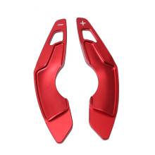 (Red) Car Steering Wheel Paddles Extend DSG Gear Shift For Lexus IS RC NX 330 350 300h Aluminum Wheel Paddle Shifter Covers 2pcs