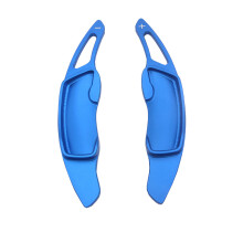 (Blue) Shift Paddles For XV Legacy Forester Outback Impreza WRX STI Car Steering Wheel Paddle Shifter Extend DSG Sticker Styling