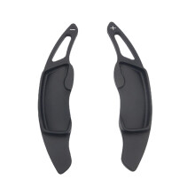 (Black) Shift Paddles For XV Legacy Forester Outback Impreza WRX STI Car Steering Wheel Paddle Shifter Extend DSG Sticker Styling