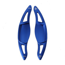 (Blue) Alloy Add-On Steering Wheel DSG Gear Shift Paddle Shifter Extension For Suzuki Vitara SX4 S-Cross Swift Sport Escudo Ciaz