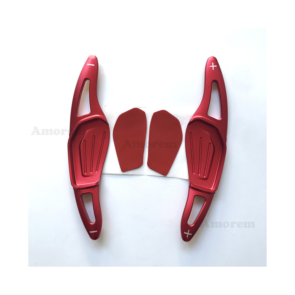 (Red) Car Steering Wheel Shift Paddle Extend Shifters Dsg For Skoda Octavia A8 Mk4 Enyaq Iv Rs Vrs 2020 2021 2022 Karoq Kodiaq Red 8704304461612