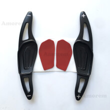 (Black) Car Steering Wheel Shift Paddle Extend Shifters DSG For Skoda Octavia A8 MK4 ENYAQ IV RS VRS 2020 2021 2022 Karoq Kodiaq