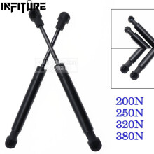 (320N) 2pcs Car Gas Strut 195mm 8mm Universal Gas Spring Lift Supports Struts For Car Boat Caravans Bar Hood Rod Shock 200/250/320/380N