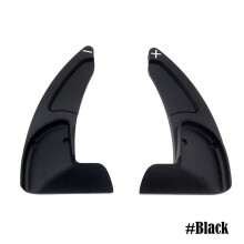 (Black) Car Steering Wheel Shift Paddle Shifter Gear Extension for Dodge Durango Citadel R/T SXT Plus Charger GT Challenger RT Scat Pack
