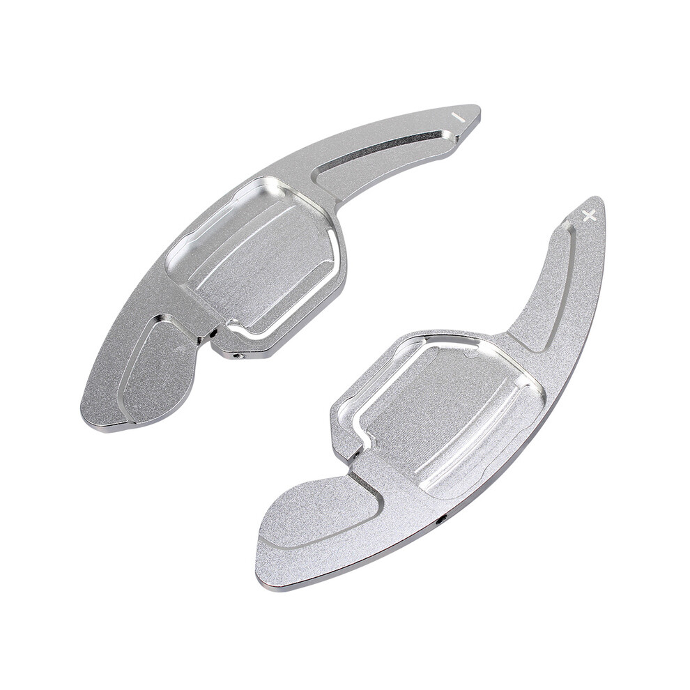 (Silver) Avant Sline Allroad Quattro Car Steering Wheel Shift DSG Paddles For Audi A1 A3 S3 8V A4 S4 B8 A5 S5 A6 S6 C7 A7 A8 Q3 Q5 Q7 SQ5-image-OPC-PFBRHQW-NEW