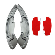 (Grey) 2pcs Aluminum Steering Wheel Shift Paddle Shifter Extension For Honda Spirior Accord Odyssey AVANCIER Acura CR-V UR-V CIVIC