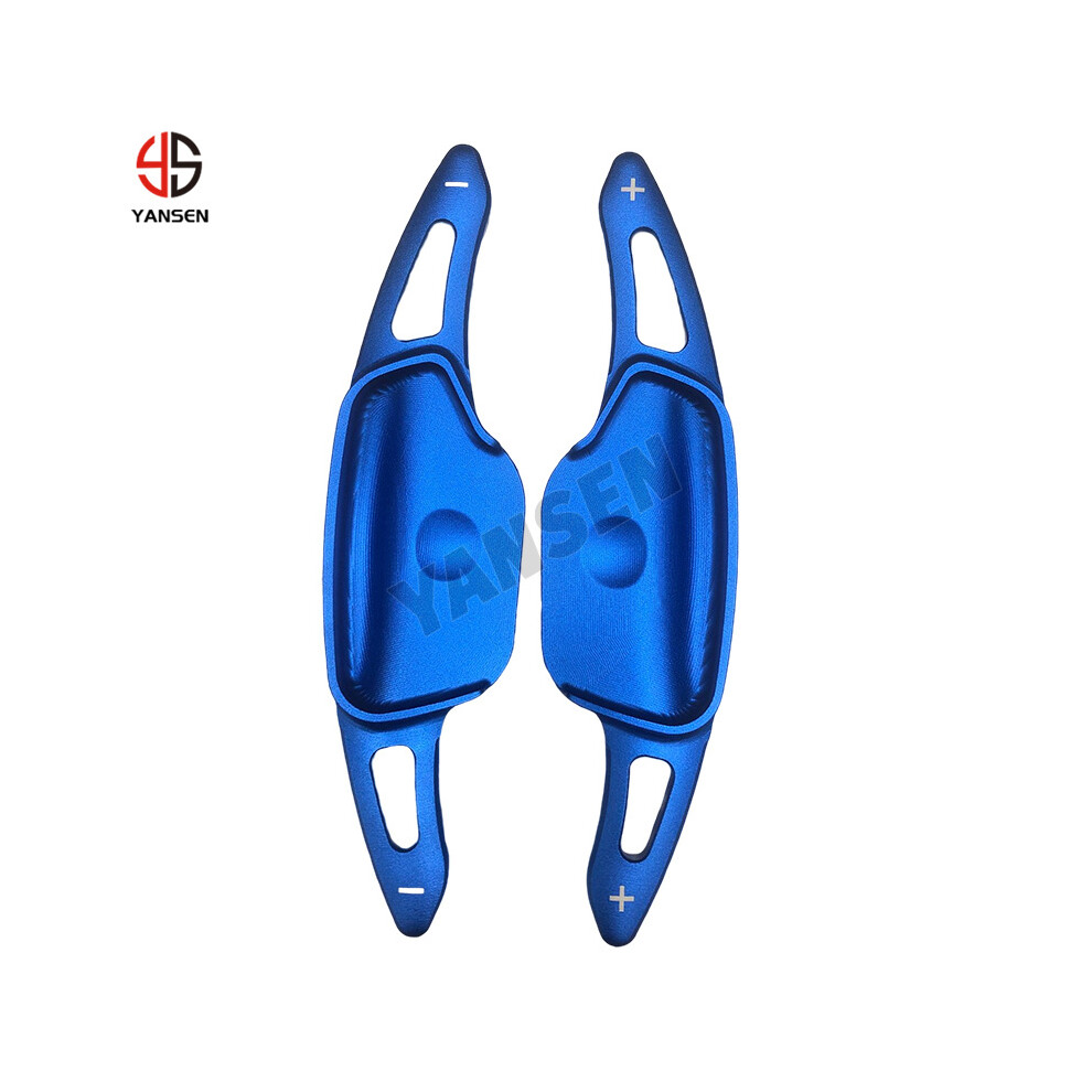 (Blue) For Kia Sorento Mq4 Shift Paddle Gear Extender Shifter Aluminum Steering Wheel Dsg Extension Sticker Blue 8704304459688
