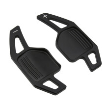 (Black) Paddle Shifter For Audi A4 B8 A3 8P S3 A5 A6 S6 C6 Q5 A8 R8 TT TTS MK2 8J Avant Car Steering Wheel Paddles Extension DSG Styling