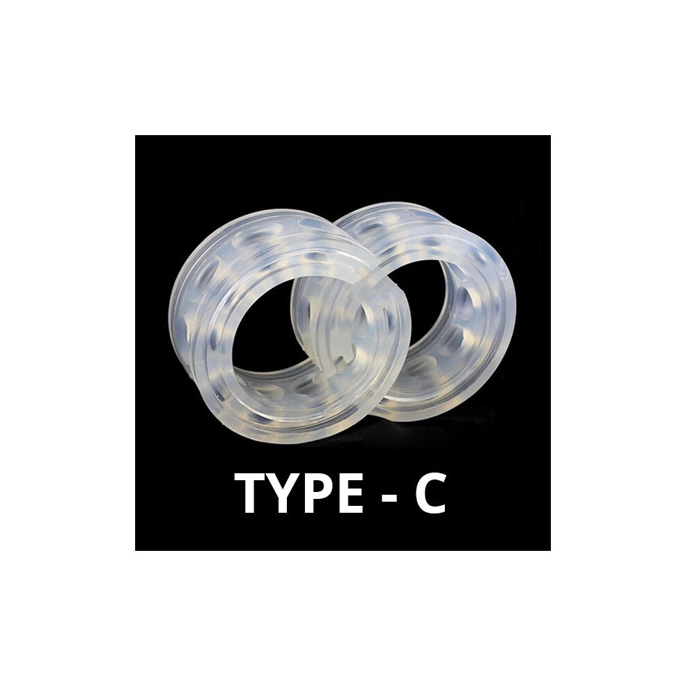 (Type C) Car Buffer Shock Absorber Car Spring Buffers Coil Urethane Rubber Buffer For Cars Springs Cushion Buffering Auto Goods 8704304462695