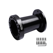 (Rs511-BLack101mm) Steering Wheel Hub Spacer Kit 51MM 76MM 101MM Steering Wheel Hub Boss Kit Adapter Spacer Black/Golden