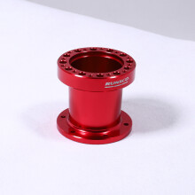 (Rs511-Red76mm) Steering Wheel Hub Spacer Kit 51MM 76MM 101MM Steering Wheel Hub Boss Kit Adapter Spacer Black/Golden