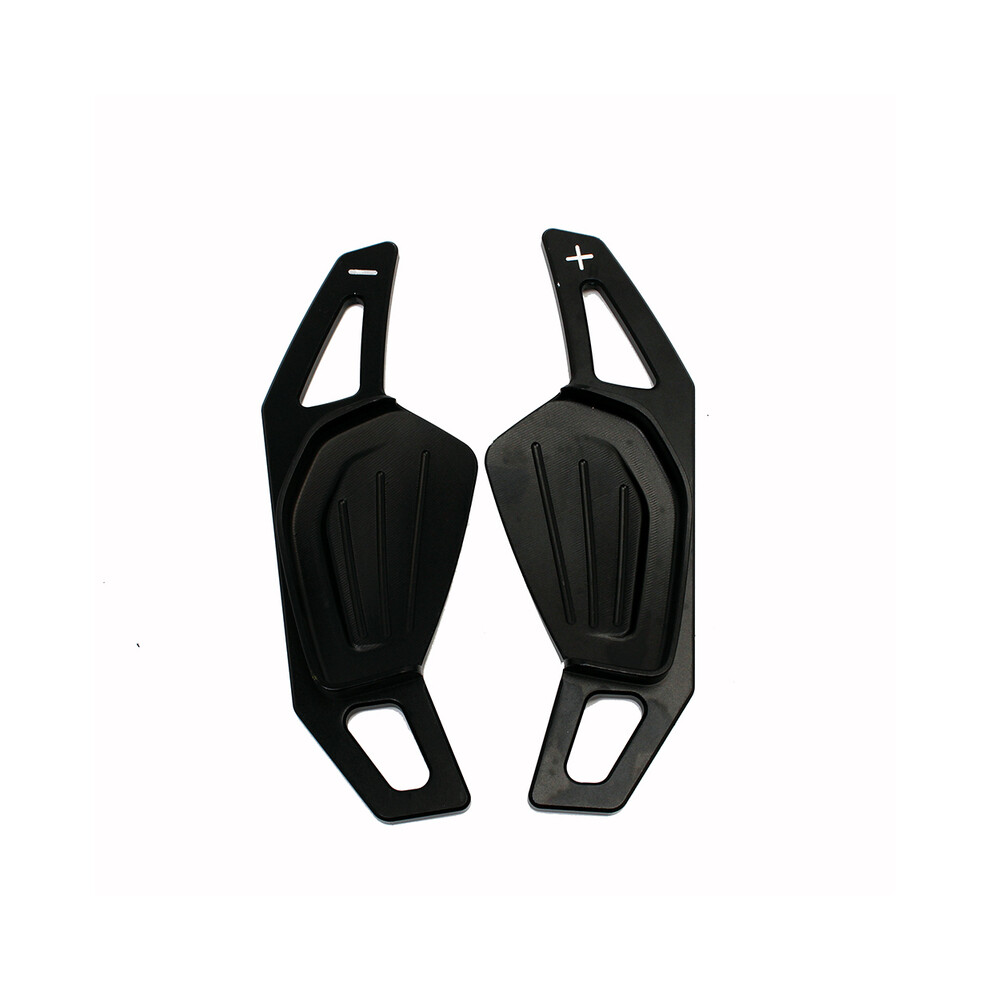(Black) Car Steering Wheel Shift Paddle Extend Shifters Sticker Dsg Gear For Skoda 2020 Octavia A8 Mk4 Enyaq Iv Rs Vrs 2021 Karoq Kodiaq Black 8704304463647