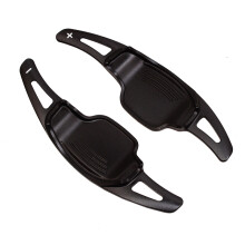 (Black) For Opel Corsa F GS LINE Insignia B GSi Grandland X Hybrid4 Mokka Car Steering Wheel Paddle Shift Extension Shifters DSG Sticker