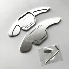(Silver) For Seat Leon Cupra 4 5F FR MK3 MK4 Alhambra Ateca Ibiza 6F Paddle Shift Steering Wheel Extension Aluminum alloy