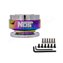 (MULTI) New Black Steering Wheel Snap Off Quick Release Hub Adapter NOS Racing Boss kit Universal Car Styling